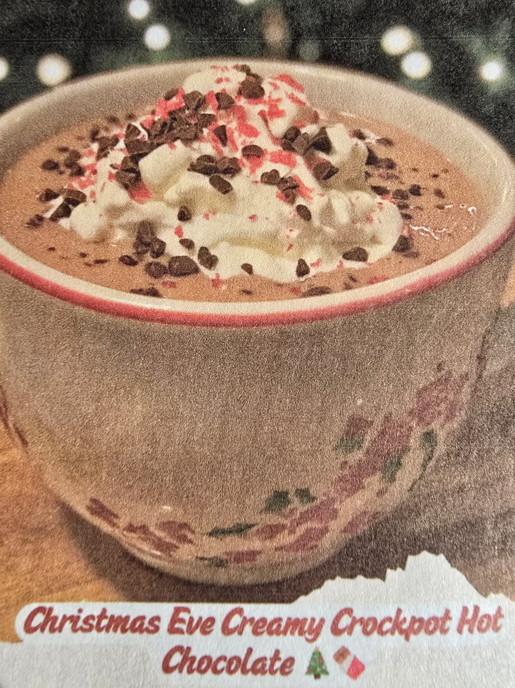 Christmas Eve Creamy Crockpot Hot Chocolate*