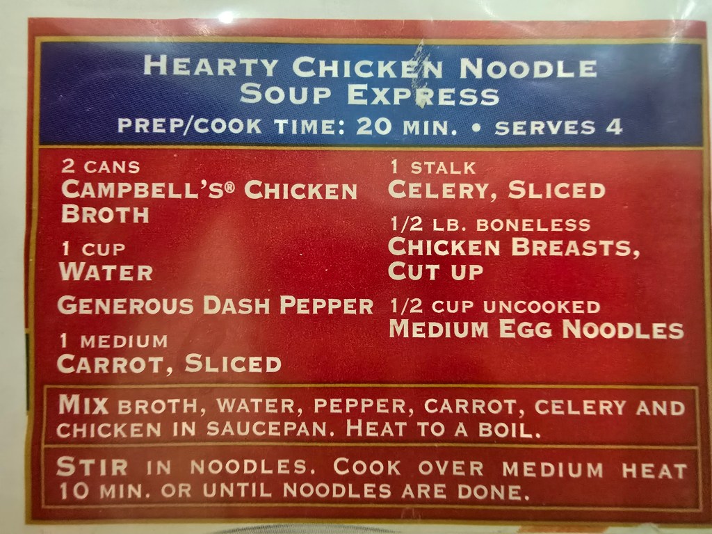 Hearty Chicken Noodle Soup Express