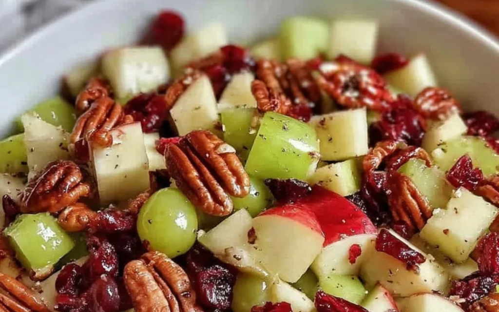 Apple Salad with apples, celery, grapes, pecans, dried&nbsp;cranberries*